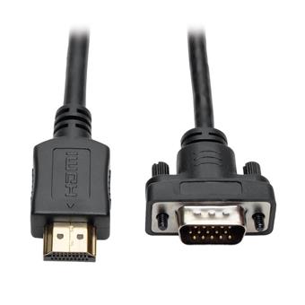 Tripplite Video kabel HDMI / VGA, Low-Profile HD15 (Samec/Samec), 1.8m