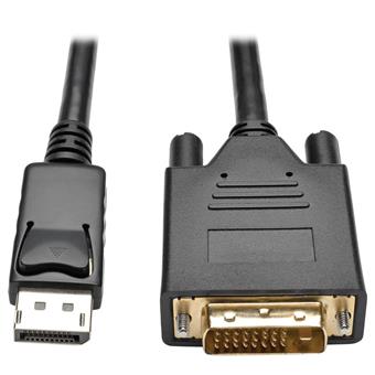 Tripplite Video kabel DisplayPort s aretací / DVI Dual Link (Samec/Samec), 1.8m