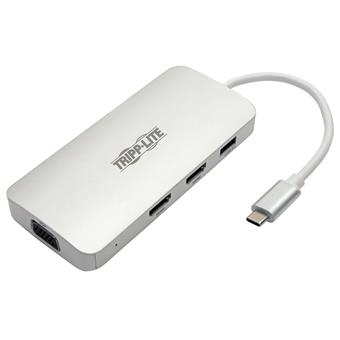 Tripplite Dokovací stanice USB-C/3x displej,HDMI,VGA,USB 3.2 Gen 1,USB-A,100W nabíjení