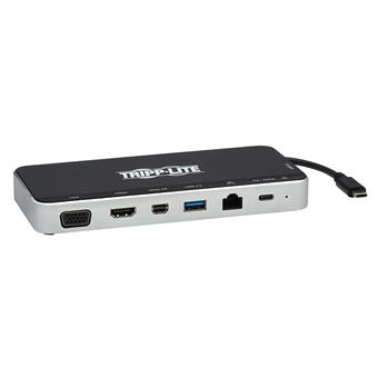 Dokovací stanice USB-C / 3x displej, HDMI 4K, mDP, VGA, USB3.2 G1, USB-A/C, GbE, 60W nabíjení