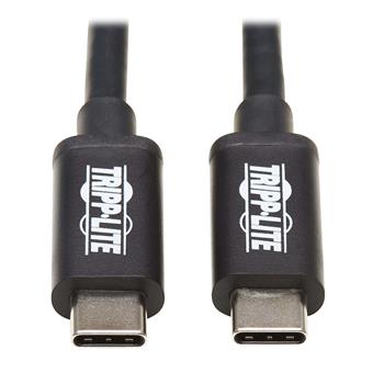 Tripplite Kabel Thunderbolt 3, 20Gb/s, 5A 100W Power Delivery, 4K 60Hz, (Samec/Samec), černá, 0.5m
