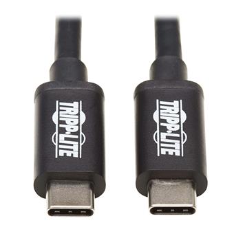 Tripplite Kabel Thunderbolt 3, 20Gb/s, 5A 100W Power Delivery, 4K 60Hz, (Samec/Samec), černá, 1.5m