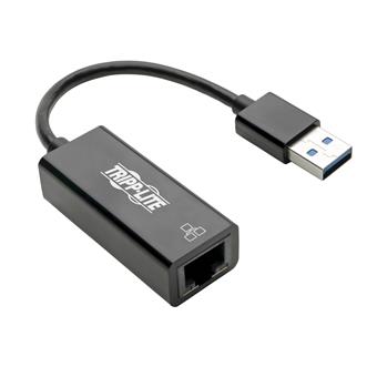 Tripplite Adaptér USB 3.0 / Gigabit Ethernet NIC, 10/100/1000Mb/s, černá