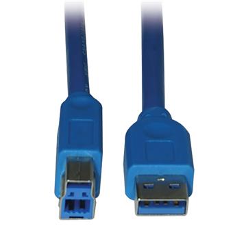 Tripplite Kabel USB-A 3.0 / USB-B 3.0 SuperSpeed (Samec/Samec), modrá, 1.83m