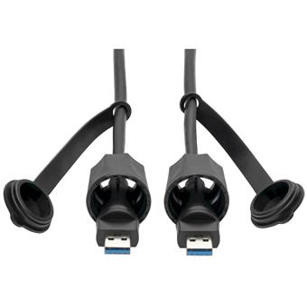 Tripplite Kabel USB-A / USB-A, SuperSpeed, USB 3.0/3.1, odolný IP68, stíněný, (Samec/Samec), 0.91m