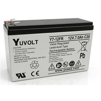 Yuasa YUVOLT Y7-12FR VdS (12V; 7Ah, F1)