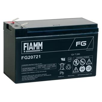 Fiamm olověná baterie FG20721 12V/7,2Ah Faston F1 4,8mm