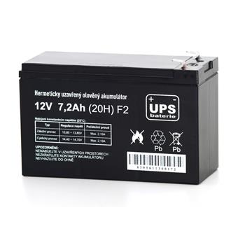 UPS batéria 12V 7,2Ah F2