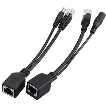 PoE pasivní - sada kabelů (injector a splitter)