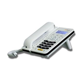 WELL 3170IB IP tel.,1x16 znaků segm.LCD,5 prog.tl.,SIP/IAX