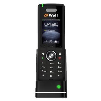 WELL RTX8630 IP DECT rúčka pre RTX8660,2" bar.LCD,8 prog.tl.