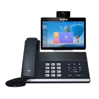 Yealink VP59 IP tel., 8" bar. LCD, 27 prog. hr., GigE, VCS