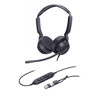 Yealink UH42 Dual Teams USB-C/A, drátová náhlavní