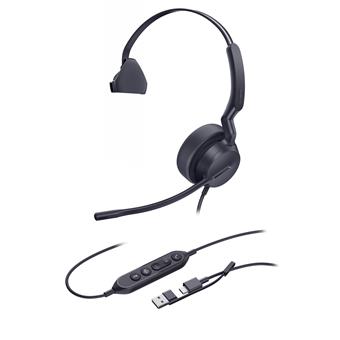 Yealink UH42 Mono Teams USB-C/A, drátová náhlavní