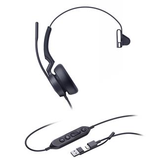 Yealink UH46 Mono Teams USB-C/A, náhlavní souprava