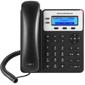 Grandstream GXP1625, 2,95" LCD podsv. displej, 2 SIP účty, 3prog. tlačidlá, dual 10/100MBps, PoE