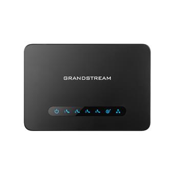 Grandstream HT814 (ATA), 4x FXS, 2 SIP profily, 1x Gbit LAN, NAT router, 3-cestná konf.