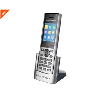 Grandstream DP730 IP tel., 2,4" bar. displ., 2SIP úč., video, BT, Micro USB, HAC,