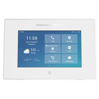 Grandstream GSC3570 SIP interkom a riadiaca stanica, 7" bar.dotyk.displ, 4SIP, alarm 4xIN a 1xOUT, WiFi