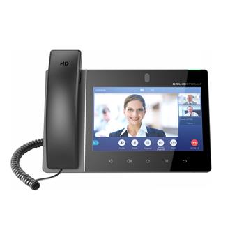 Grandstream GXV3380 SIP video telefón 8"TFT bar.dotyk.displ., android 7, 16 SIP úč., 7-way audiokonf.