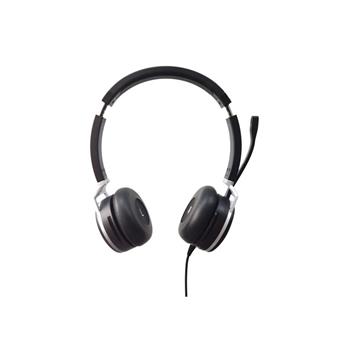 Grandstream GUV3005/Stereo/USB/Drôt/Čierna-strieborná