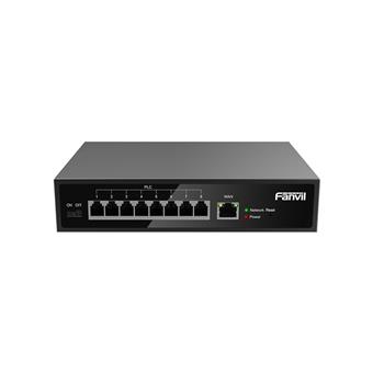 Fanvil PN8 - 2-drátový PoE Switch, RJ45, 8 x RJ11