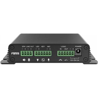 Fanvil PA2S SIP interkom a paging brána, 2xSIP, speaker rozhr., miker/Line in, skrat. in/out rozhr
