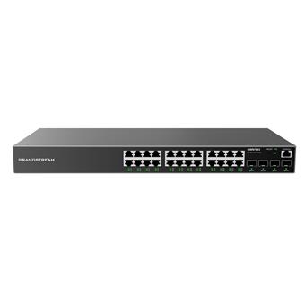Grandstream GWN7803 L2+ Managed Network Switch 24x 1Gb RJ45, 4x SFP, DHCP, QoS, VLAN