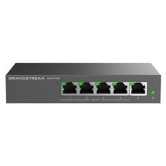 Grandstream GWN7700P Unmanaged Network Switch 5 portů / 4 PoE out