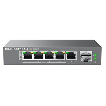 Grandstream GWN7700MP Unmanaged Network Switch 5 2,5 Gb portov / 1 SFP+, PoE
