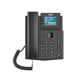 Fanvil X303-2, dvojvodičový IP telefón, 4 SIP účty, 2,4" farebný displej, 3DSS