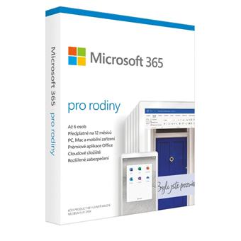 Microsoft 365 Family P6 Mac/Win, 1 Rok, SK