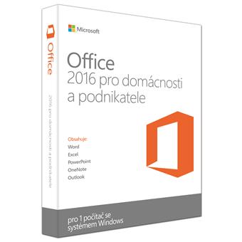 Office 2016 pro domácnosti a podnikatele CZ -