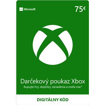 ESD XBOX - Dárková karta Xbox 75 EUR