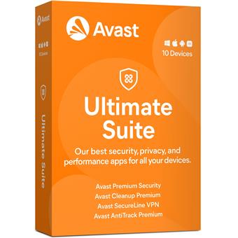 AVAST Ultimate MD up to 10 connections 3Y
