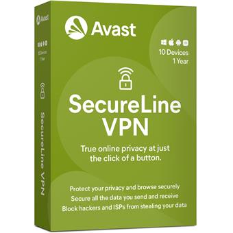 Avast SecureLine VPN Multi-device up to 10 device 1Y