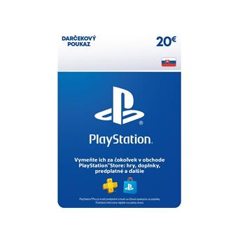 PlayStation Live Cards 20 EUR Hang pro SK PS Store