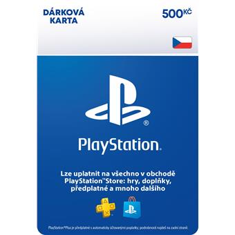 ESD CZ - PlayStation Store el. peněženka - 500 Kč