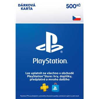 ESD CZ - PlayStation Store el. peněženka - 500 Kč