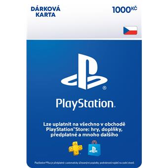 ESD CZ - PlayStation Store el. peněženka - 1000 Kč