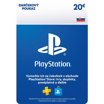 ESD SK - PS Store el. peňaženka - 20 EUR