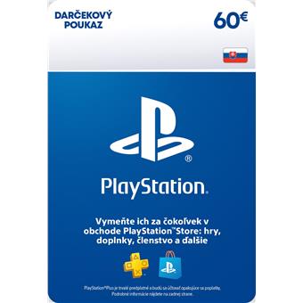 ESD SK - PS Store el. peňaženka - 60 EUR