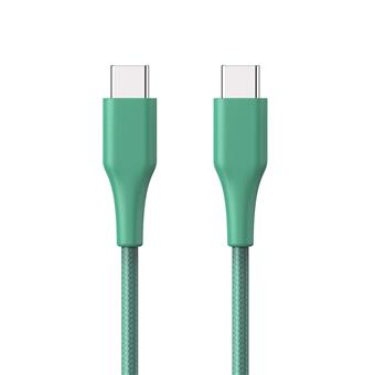 ER POWER kabel USB-C/C GRS 60W 120cm zelený