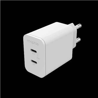 Mophie síťový adaptér GaN, USB-C/PD - 45W - bílá