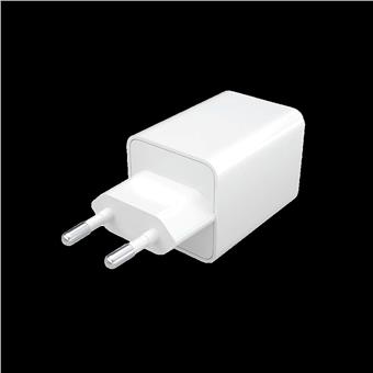 Power Adapter Dual USB-C PD 50W White EU