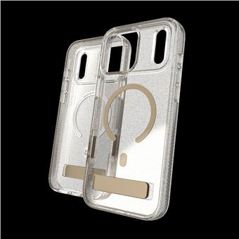 Case Milan Snap with Kickstand pre Apple iPhone 18 Pro Max / 17 Pro Max - Glitter Gold