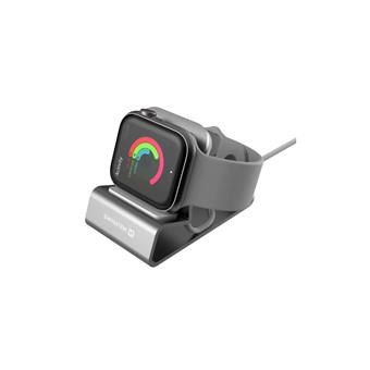 SW HLINÍKOVÝ STOJANČEK PRO iWATCH STRIEBORNÝ