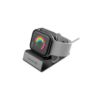 SW HLINÍKOVÝ STOJÁNEK PRO iWATCH ŠEDÝ