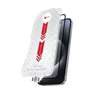 ER POWER Ochranné sklo FC iPhone 15 6,1" Easy Install