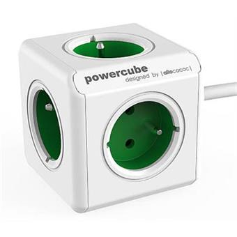 Zásuvka prodluž. PowerCube EXTENDED, Green, 5-ti rozbočka, kabel 1,5m